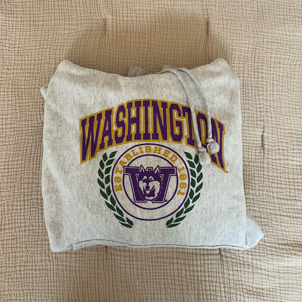 University of Washington sweatshirt